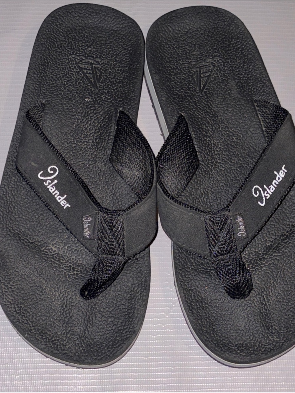 BLACK Islander Classic Flip Flops for Men and Women